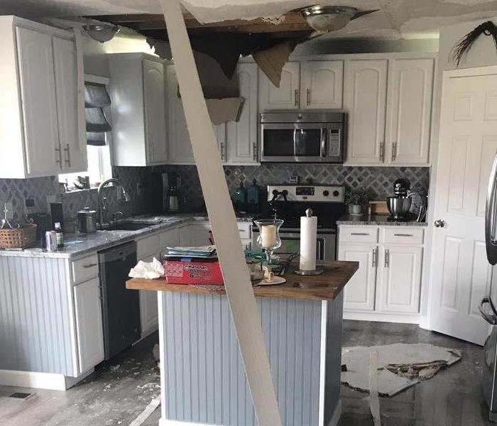 Kitchen water damage