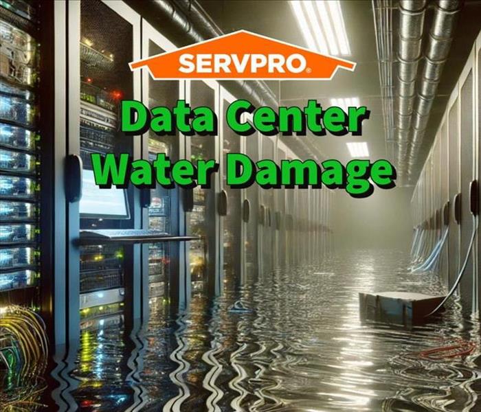 A data center in Fulton County with water damage. 